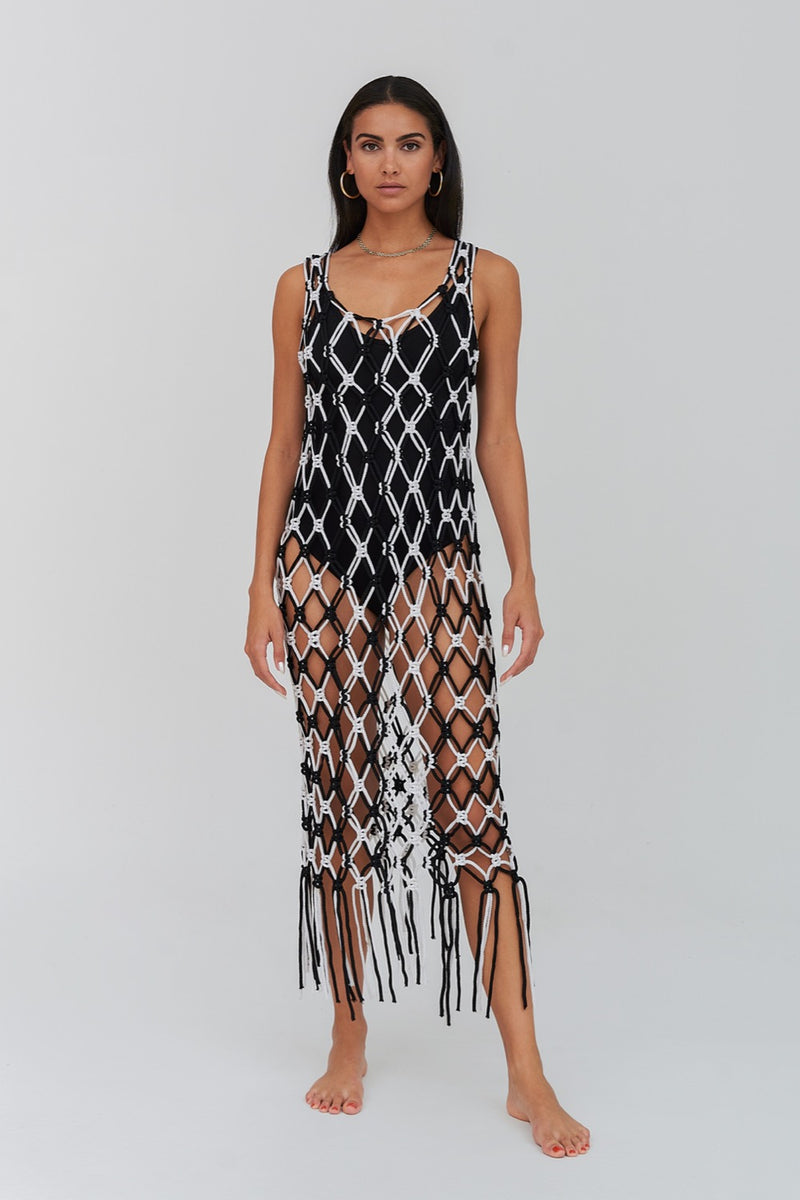 Macrame Tassel Dress– pītusa